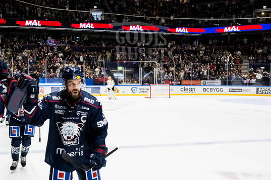 Linköpings Oscar Fantenberg jublar