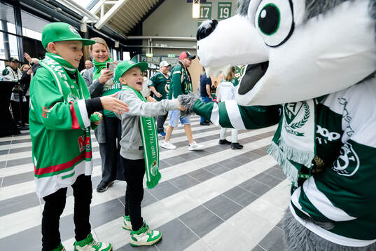 under ishockeymatchen i SHL mellan Färjestad och Rögle