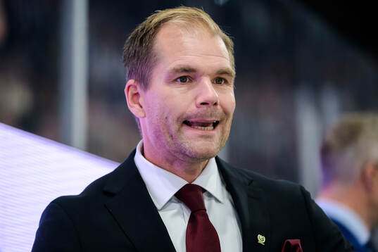 Färjestads tränare Thomas Mitell
