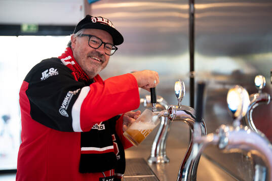 inför ishockeymatchen i SHL mellan Örebro och MoDo
