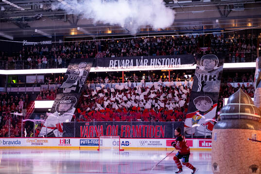 inför ishockeymatchen i SHL mellan Örebro och MoDo
