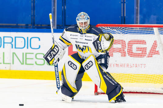 HV71s målvakt Hugo Alnefelt
