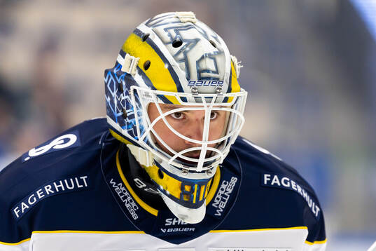 HV71s målvakt Frederik Dichow