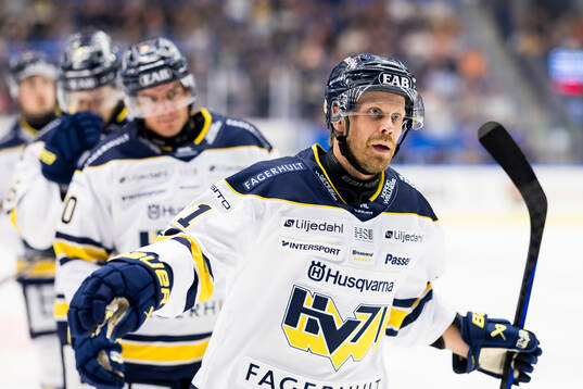 HV71s Mattias Tedenby jublar