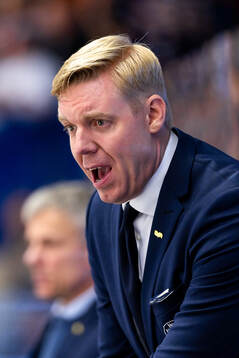 HV71s tränare Anton Blomqvist
