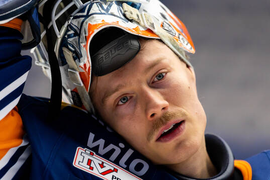 Växjös målvakt Emil Larmi