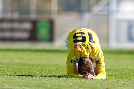 Falkenbergs Oliver Silverholt deppar
