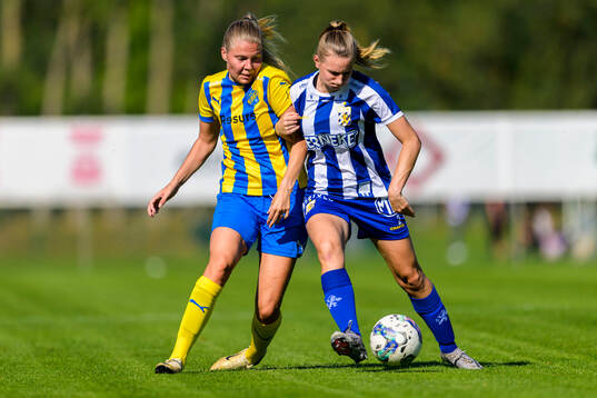 Eskilsminnes Johanna Olsson och IFK Göteborgs Marieka