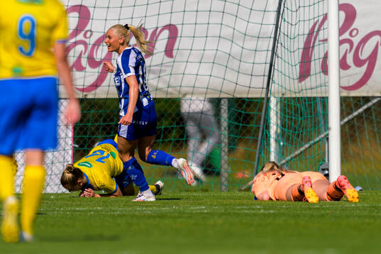 IFK Göteborgs Leia Molund jublar