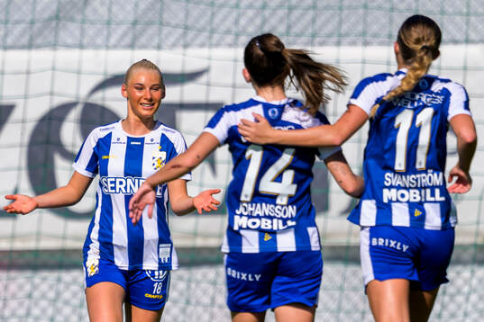 IFK Göteborgs Leia Molund jublar