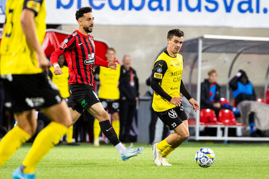 Brommapojkarnas Daleho Irandust och Mjällbys Jesper