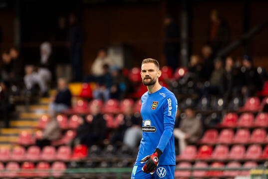 Brommapojkarnas målvakt Lucas Hägg Johansson