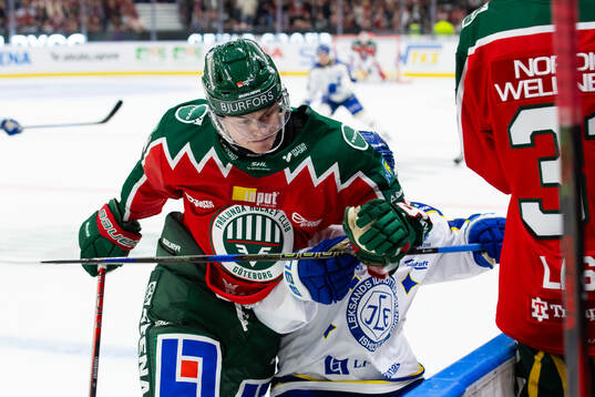 Frölundas Filip Cederqvist och Leksands Marcus Karlberg