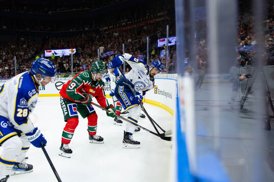 Frölundas Linus Weissbach och Leksands Lukas Vejdemo