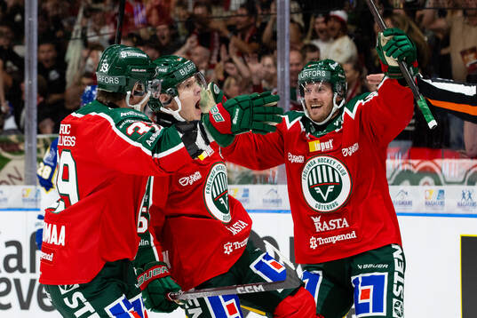 Frölundas Filip Cederqvist jublar
