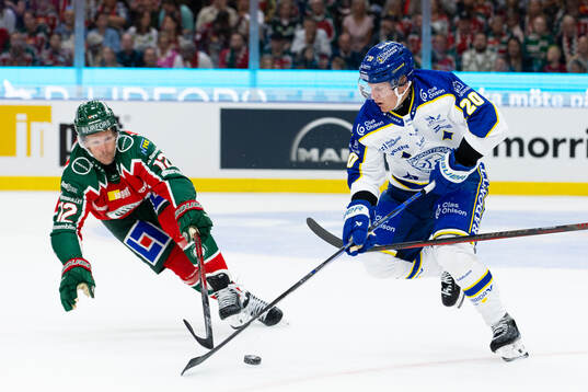 Frölundas Max Friberg och Leksands Axel Rindell