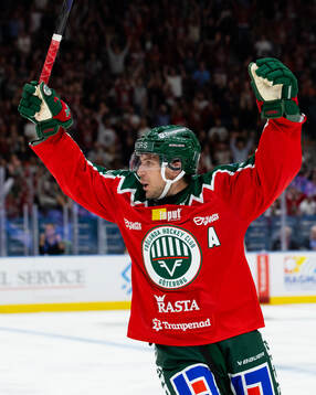 Frölundas Henrik Tömmernes jublar