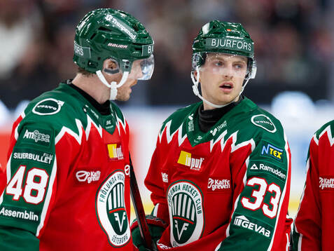 Frölundas Carl Klingberg och Linus Högberg