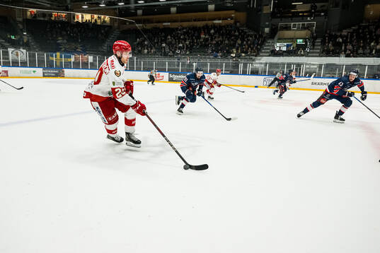 Bläddra bland fler bilder av Ishockey, HockeyEttan Södra, Halmstad - Troja/Ljungby