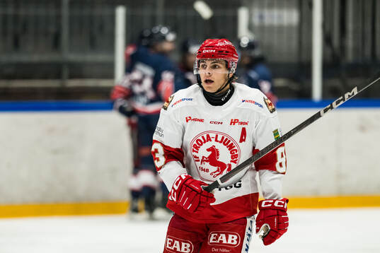Troja/Ljungbys Jonathan Wikström deppar