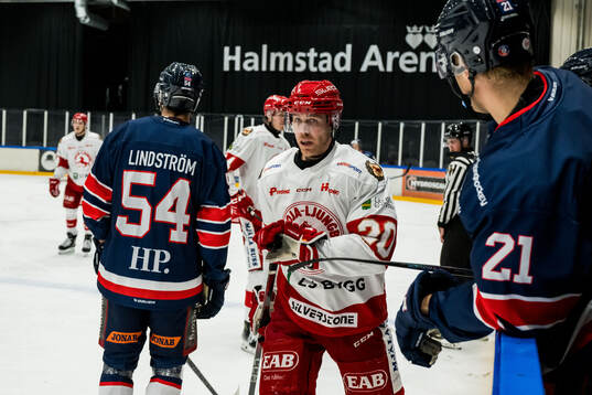 Troja/Ljungbys Filip Lennström deppar