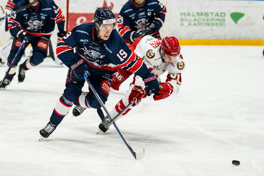 Halmstads Albin Blomberg och Troja/Ljungbys Axel Håkansson