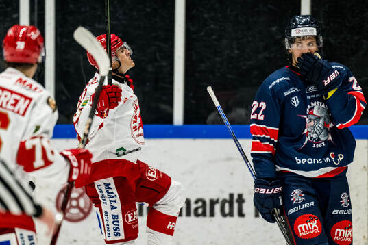 Troja/Ljungbys Jonathan Wikström jublar