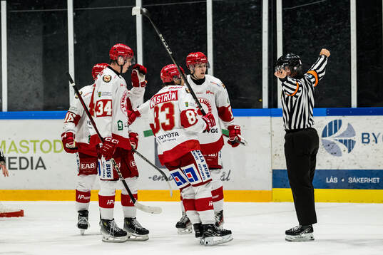 Troja/Ljungbys Jonathan Wikström och Jonathan Andersen och