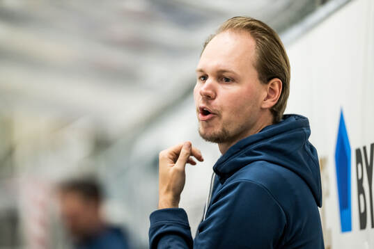 Halmstads assisterande tränare David Axelbrink