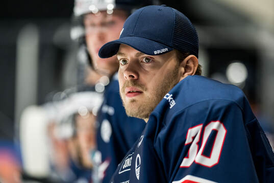 Halmstads målvakt Adam Ahnberg