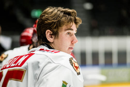 Troja/Ljungbys målvakt Vilgot Holm