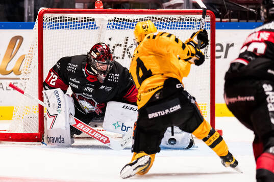 Malmö Redhawks målvakt Daniel Marmenlind och Skellefteås