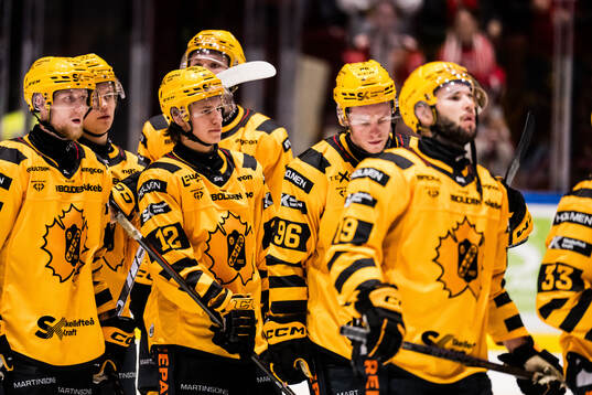 Skellefteås Rickard Hugg och Valter Lindberg deppar