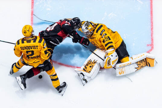 Malmö Redhawks Otto Stenberg oroar mot Skellefteås