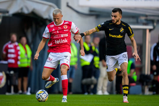 Kalmars Rasmus Sjöstedt och AIKs Ioannis Pittas