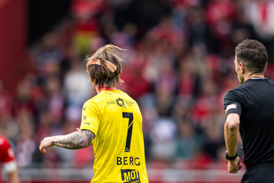 Patrick Berg of Bodø/Glimt with an injury