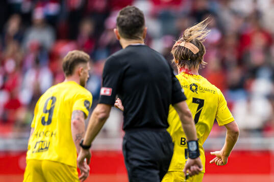Patrick Berg of Bodø/Glimt with an injury