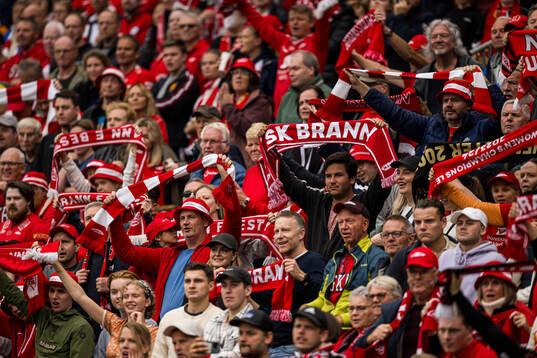Spectators in the stands