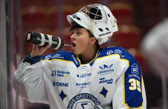 Leksands målvakt Emma Polusny