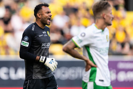 Hammarbys målvakt Warner Hahn