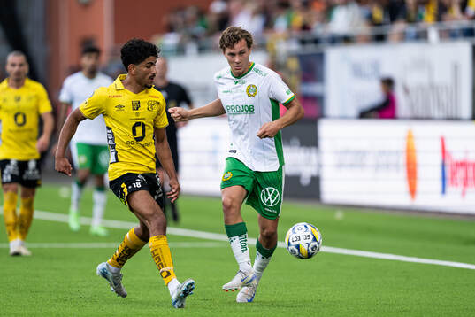 Elfsborgs Ahmed Qasem och Hammarbys Hampus Skoglund