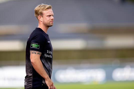 Varbergs assisterande tränare Viktor Salwén