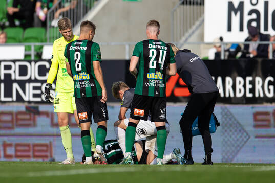Varbergs Olle Edlund har ont