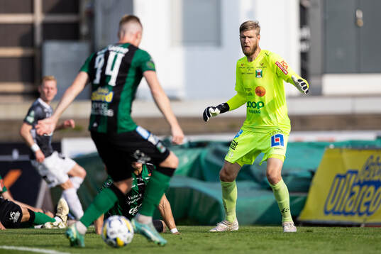 Varbergs målvakt Fredrik Andersson