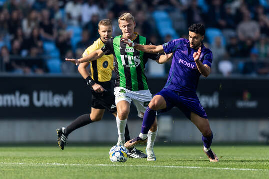 GAIS Joackim Åberg och Djurgårdens Deniz Hummet