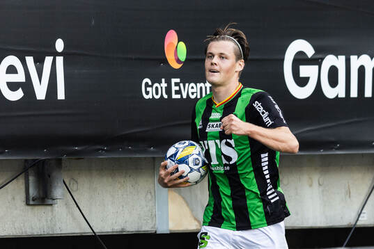 GAIS Axel Henriksson jublar