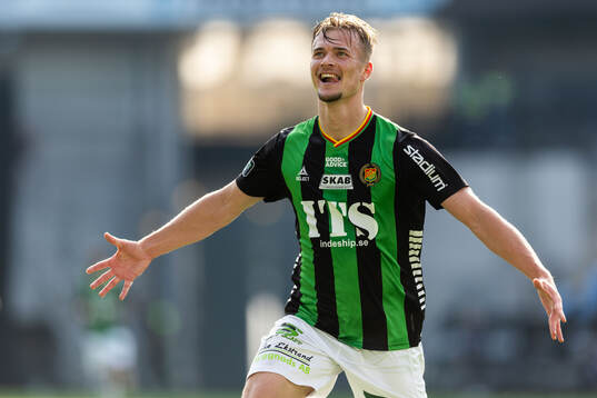 GAIS Alexander Ahl Holmström jublar