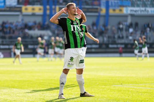 GAIS Alexander Ahl Holmström jublar