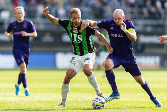 GAIS Gustav Lundgren och Djurgårdens Marcus Danielson
