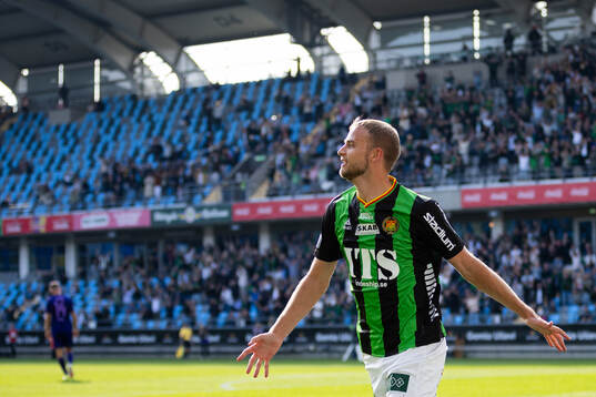 GAIS Gustav Lundgren jublar